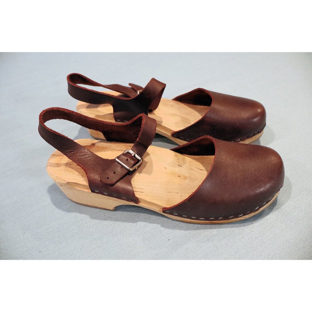 Lotta from Stockholm Clogs Women’s EU 41 Wine Leather